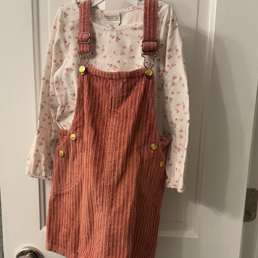 Rachel Zoe Pink Corduroy Fall and Spring Dress